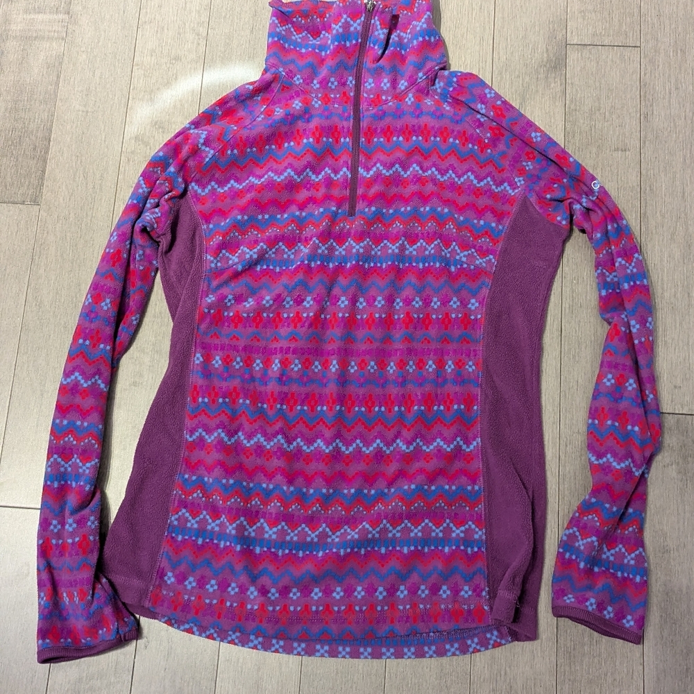 Columbia Multicolor Geometric Sweater Nothern Pattern